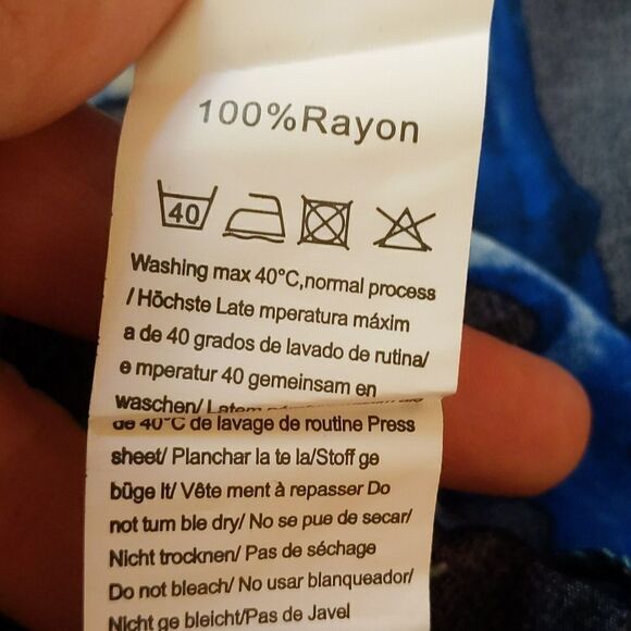 Ekouaer Bikini Cover Up Blue Floral XL Ekouaer - Picture 10 of 10